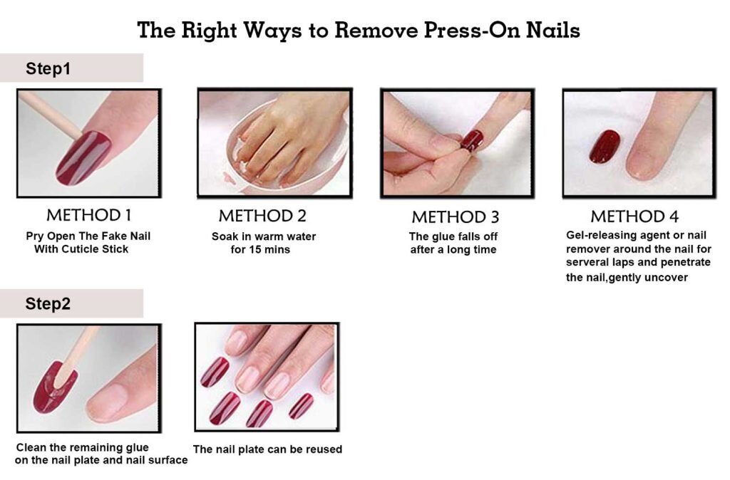 The Right Way to Remove Press-On Nails At Home